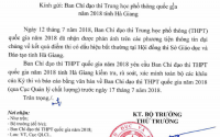 Bộ GD&ĐT yêu cầu rà soát vụ điểm thi 'bất thường' ở Hà Giang