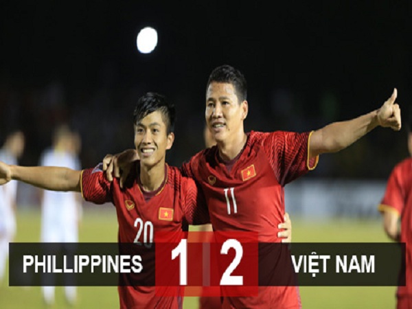 Tuyển Việt Nam thắng Philippines nhờ pha lập công của "SONG ĐỨC"
