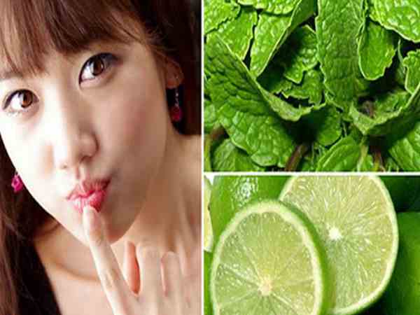  Súc miệng bằng nước cốt chanh