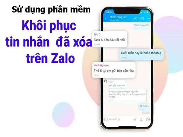 Muốn khôi phục tin nhắn đã xóa trên Zalo làm thế nào 2