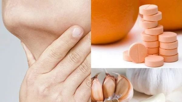 Uống viên sủi chữa học xương cá
