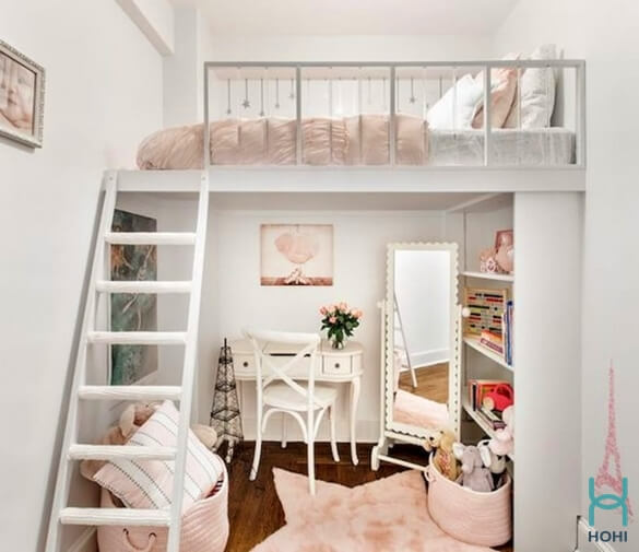  Tận dụng ánh sáng tự nhiên cho phòng trọ có gác lửng