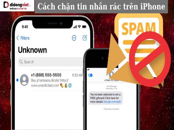 Báo cáo tin nhắn rác trên iMessage