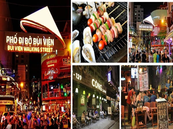 Chợ đêm sài gòn với không gian nhộn nhịp, sôi động về đêm