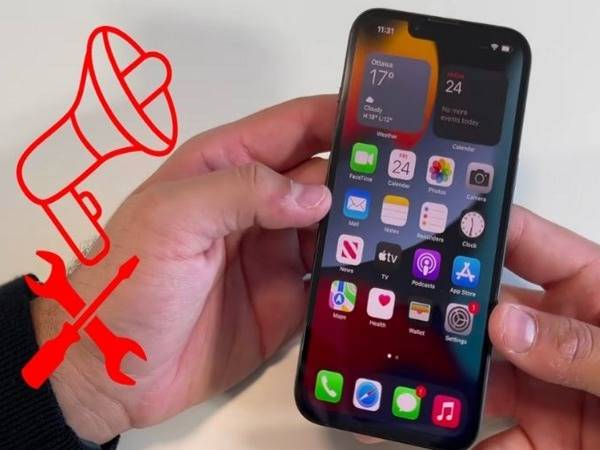 Loa iPhone không nghe được